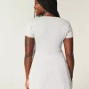 Lyhythihainen Henley Babydoll toppi Lyhythihainen Henley Babydoll toppi