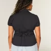 Lyhythihainen Stretch Poplin Button Through paita Lyhythihainen Stretch Poplin Button Through paita