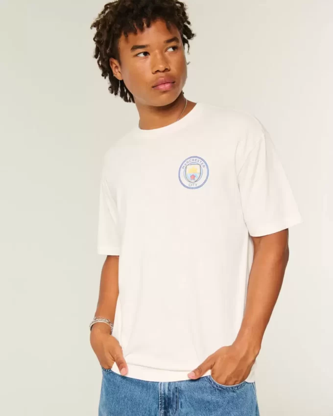 Manchester City FC Graafinen T-paita Manchester City FC Graafinen T-paita