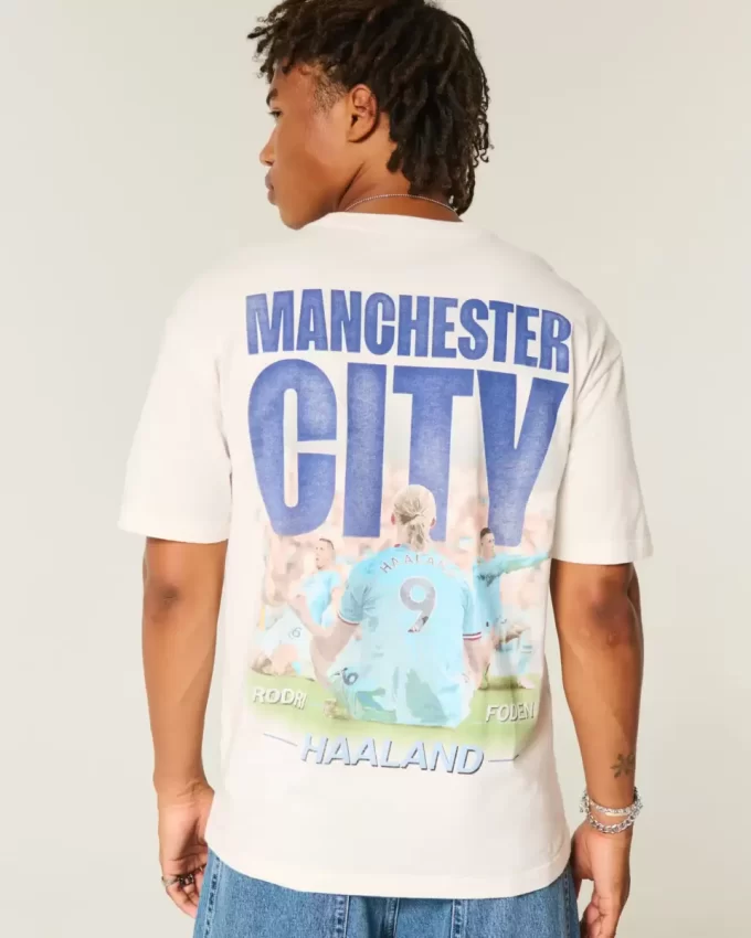 Manchester City FC Graafinen T-paita Manchester City FC Graafinen T-paita