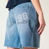 Matala, keskikokoinen pesunumero Graafinen Baggy Jort Matala, keskikokoinen pesunumero Graafinen Baggy Jort