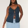 Matala, keskipesu denim Mini Skort Matala, keskipesu denim Mini Skort