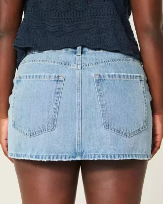 Matala, keskipesu denim Mini Skort