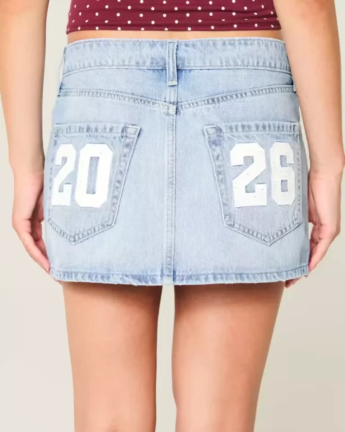 Matala luokka ’26 Denim Mini Skort