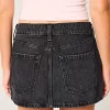 Matala Pesty Musta Denim Mini Skort
