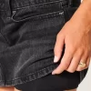 Matala Pesty Musta Denim Mini Skort
