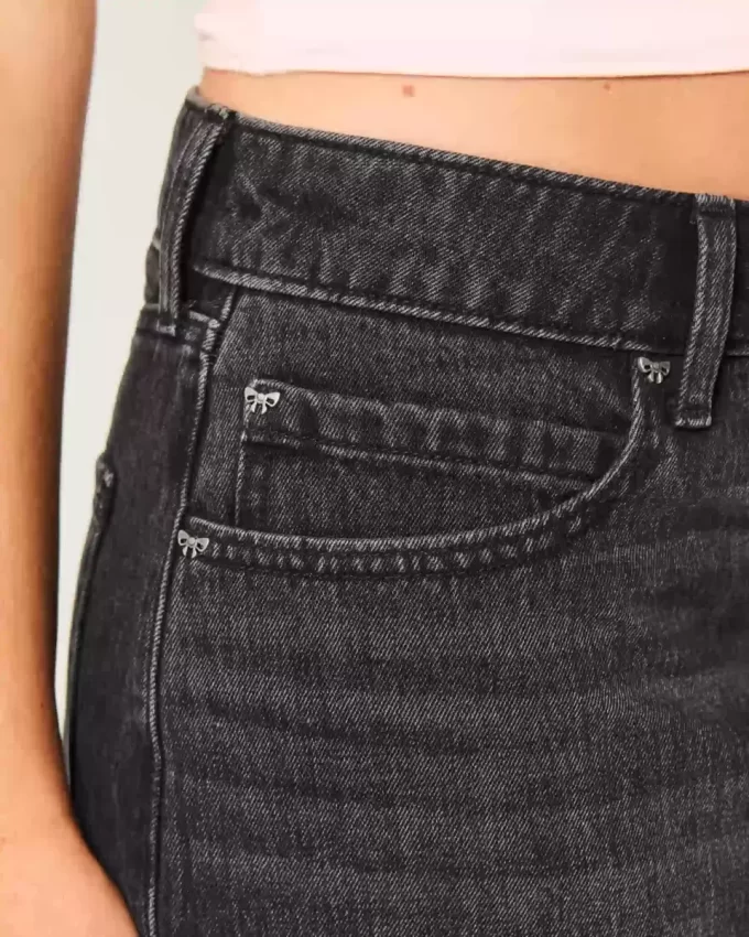 Matala Pesty Musta Denim Mini Skort