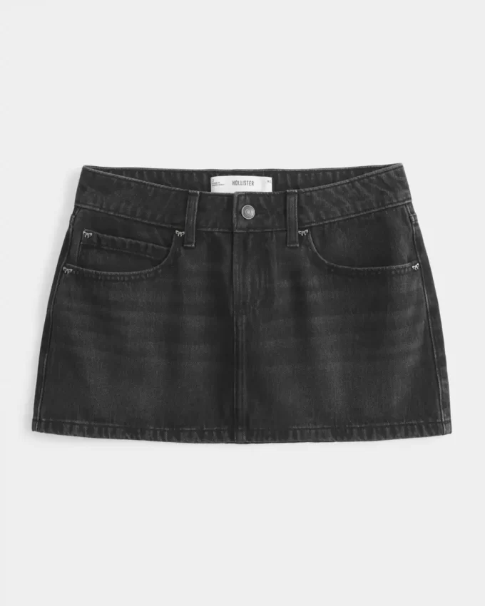Matala Pesty Musta Denim Mini Skort