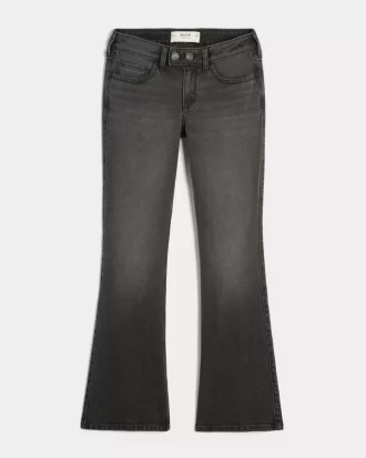 Matala, pestyt mustat bootcut-farkut