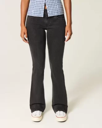 Matala, pestyt mustat bootcut-farkut