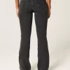 Matala, pestyt mustat bootcut-farkut