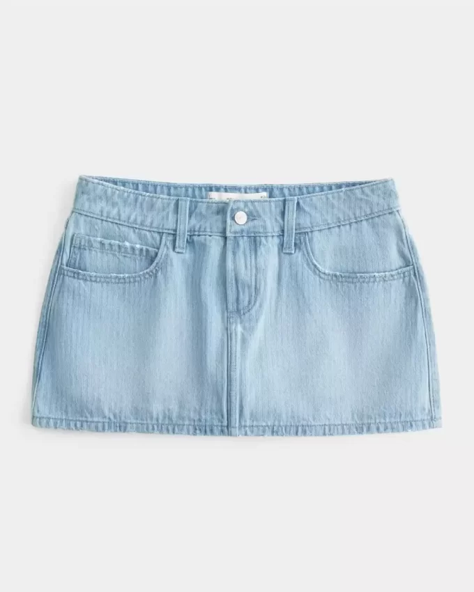 Matala Railroad Stripe Denim Mini Skort Matala Railroad Stripe Denim Mini Skort