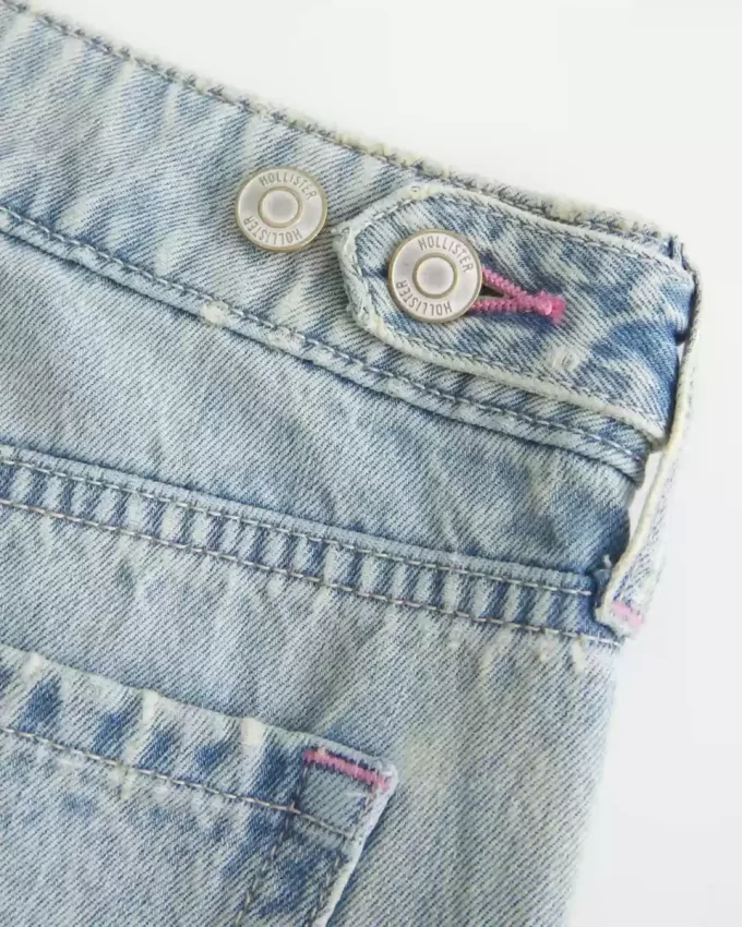 Matala, säädettävä vyötärö Kevyet Wash Baggy Farkut Matala, säädettävä vyötärö Kevyet Wash Baggy Farkut