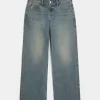 Matala, säädettävä vyötärö Medium Wash Baggy Farkut