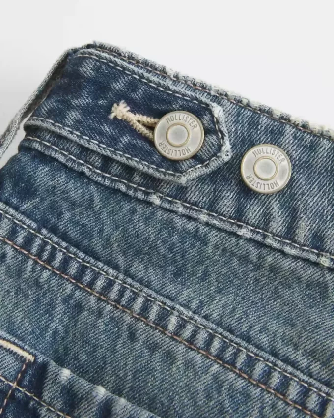 Matala, säädettävä vyötärö Medium Wash Baggy Farkut