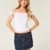 Matala tumma pesuruudullinen taskufarkkutasku Mini Skort Matala tumma pesuruudullinen taskufarkkutasku Mini Skort