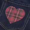 Matala tumma pesuruudullinen taskufarkkutasku Mini Skort Matala tumma pesuruudullinen taskufarkkutasku Mini Skort