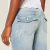 Matalakorkea keskipesu brodeeratut Butterfly Bootcut -farkut Matalakorkea keskipesu brodeeratut Butterfly Bootcut -farkut