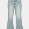 Matalakorkea keskipesu brodeeratut Butterfly Bootcut -farkut Matalakorkea keskipesu brodeeratut Butterfly Bootcut -farkut