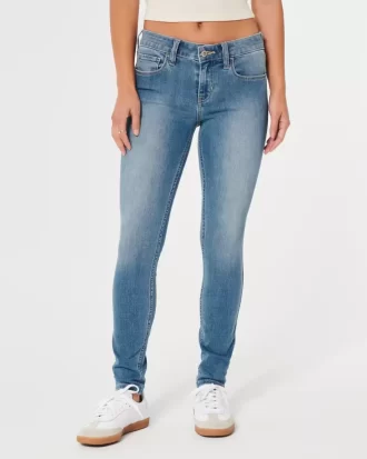 Matalakorkea keskipesu Super Skinny -farkut