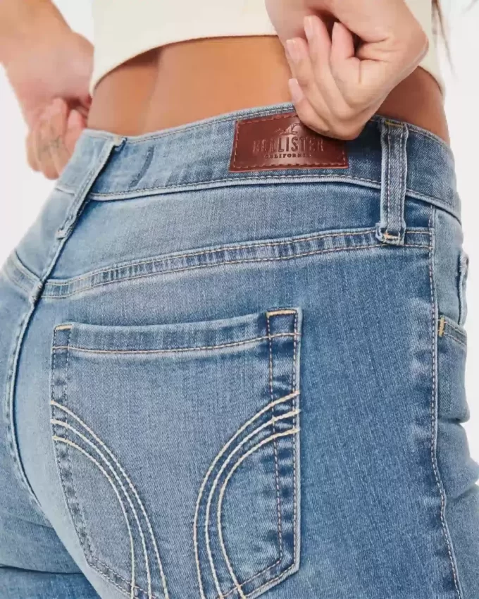 Matalakorkea keskipesu Super Skinny -farkut Matalakorkea keskipesu Super Skinny -farkut