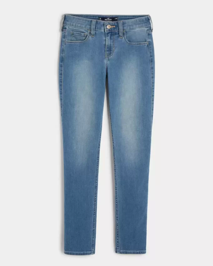 Matalakorkea keskipesu Super Skinny -farkut Matalakorkea keskipesu Super Skinny -farkut