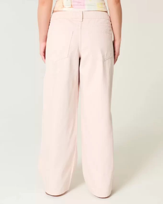Matalapinkkiset Super Baggy -farkut Matalapinkkiset Super Baggy -farkut