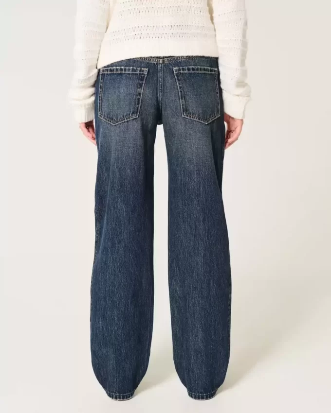 Matalat Dark Wash löysät farkut Matalat Dark Wash löysät farkut