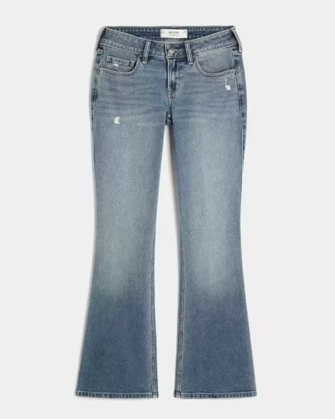 Matalat Distressed Medium Wash Bootcut -farkut Matalat Distressed Medium Wash Bootcut -farkut