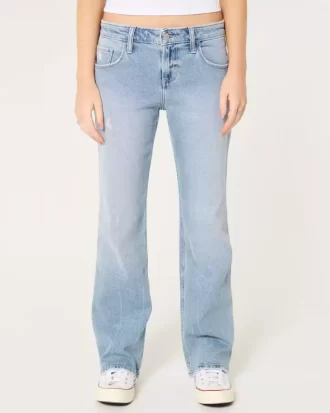 Matalat Distressed Medium Wash Relax Straight Farkut