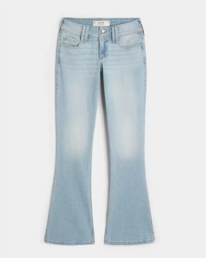 Matalat, kevyet pestävät bootcut-farkut Matalat, kevyet pestävät bootcut-farkut