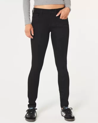 Matalat mustat Super Skinny -farkut