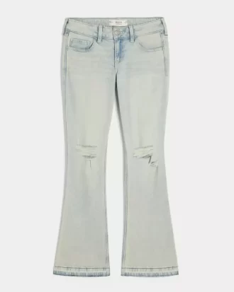 Matalat, revityt, kevyet pestävät bootcut-farkut