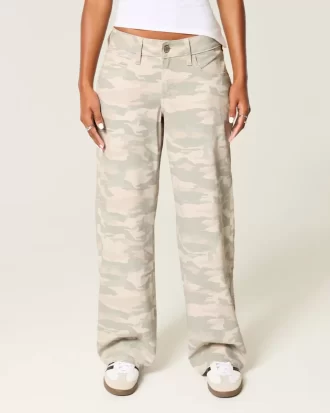 Matalat Y2K Camo Baggy -farkut