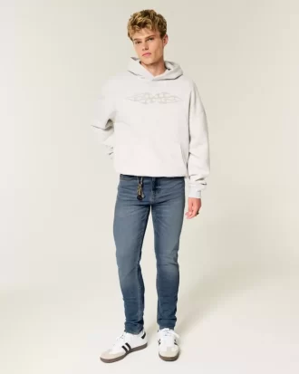 Medium Wash Athletic Skinny Farkut