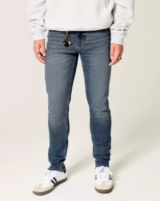Medium Wash Athletic Skinny Farkut