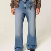 Medium Wash Baggy Bootcut farkut
