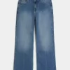 Medium Wash Baggy Bootcut farkut