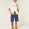 Medium Wash Baggy Denim shortsit