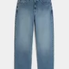 Medium Wash Eagle Graphic Baggy Farkut Medium Wash Eagle Graphic Baggy Farkut