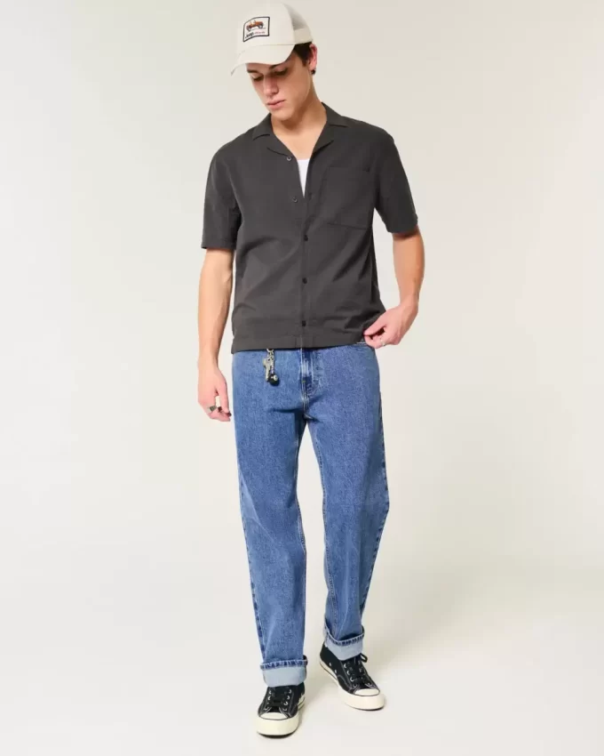 Medium Wash Loose Farkut Medium Wash Loose Farkut
