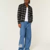Medium Wash NYC Graphic Super Baggy Farkut Medium Wash NYC Graphic Super Baggy Farkut