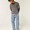 Medium Wash Skater Baggy Farkut