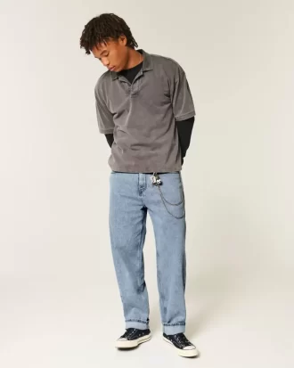 Medium Wash Skater Baggy Farkut Medium Wash Skater Baggy Farkut