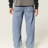 Medium Wash Skater Baggy Farkut
