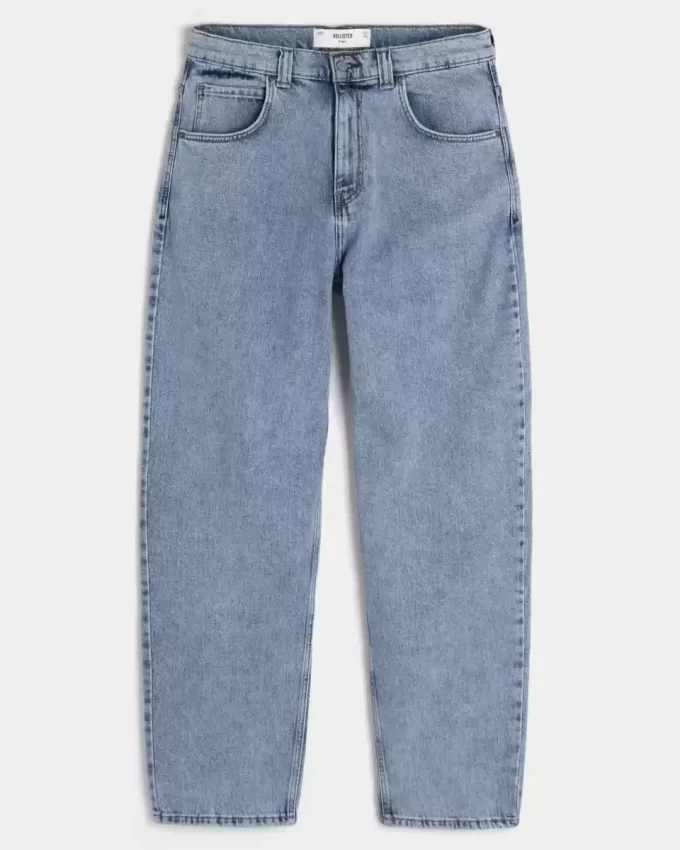 Medium Wash Skater Baggy Farkut