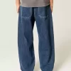 Medium Wash Star Graphic Skater Baggy Farkut Medium Wash Star Graphic Skater Baggy Farkut