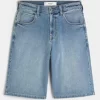Medium Wash Super Baggy Denim shortsit
