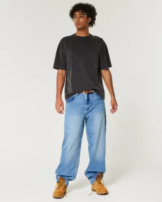 Medium Wash Super Baggy Farkut
