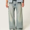 Medium Wash Super Baggy Painter Farkut